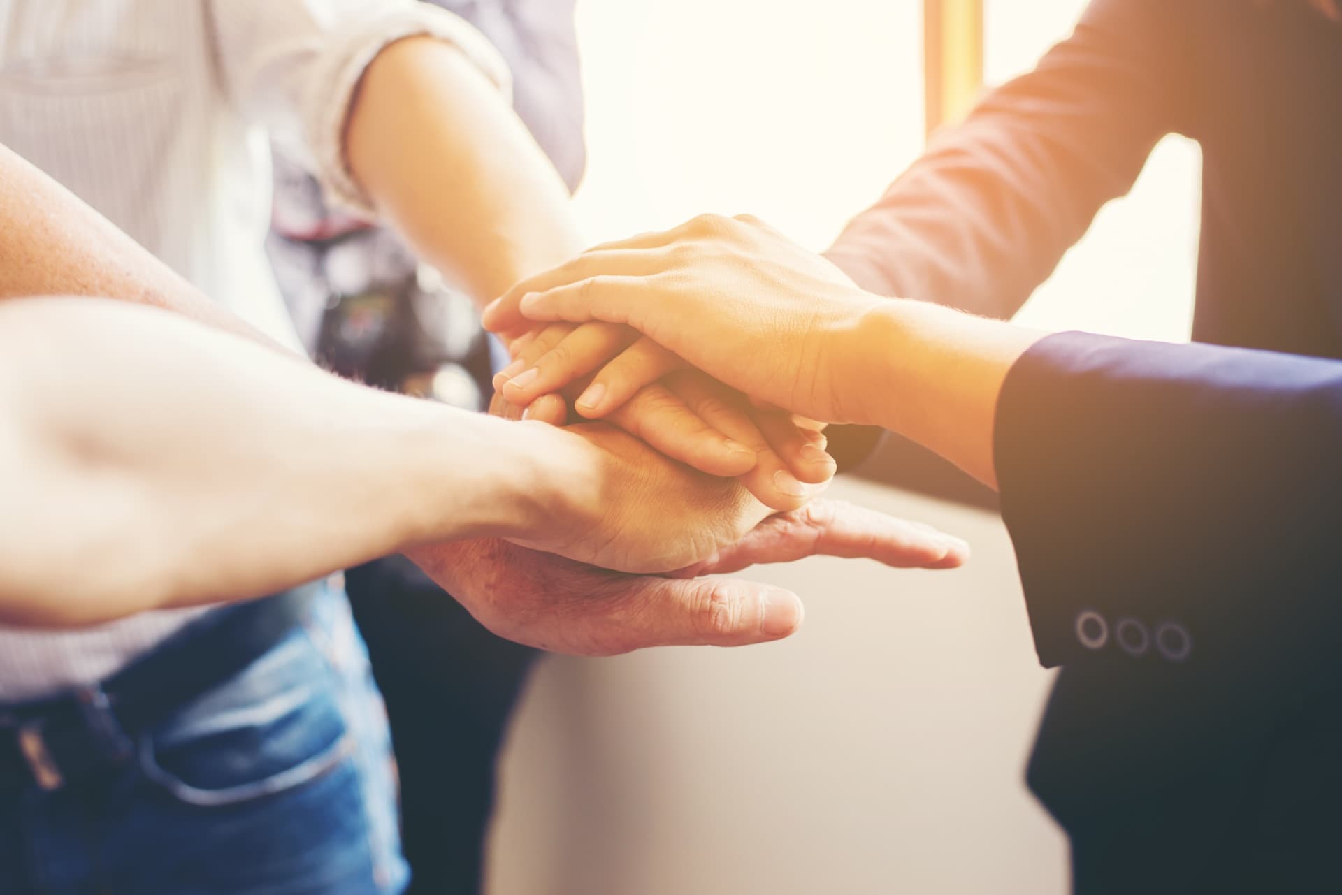 Cyvera Digitals team joining hands
